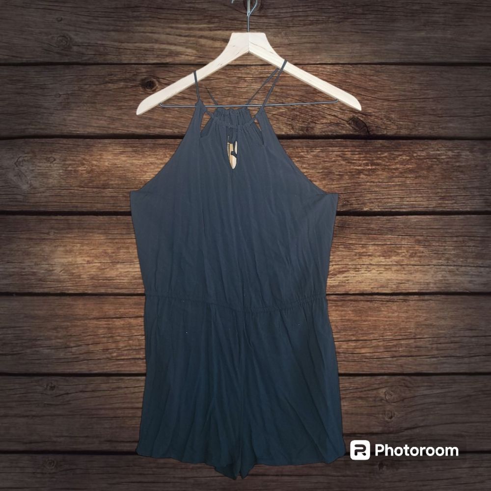 Aeropostale Halter Romper Size L